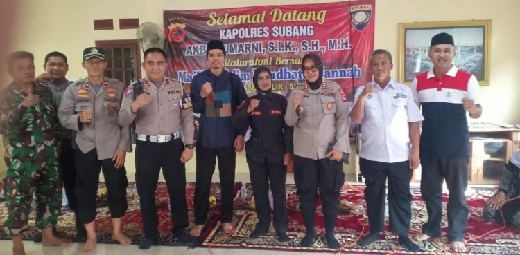 Kapolres Subang Lakukan Teritorial dan Pendekan Ke Masyarakat, Termasuk Ibu – Ibu Pengajian  Majelis Taklim Al Husen