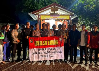 Sat Kamling Wilayah Polres Tanggamus Dinilai Polda Lampung