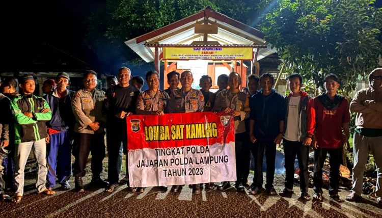 Sat Kamling Wilayah Polres Tanggamus Dinilai Polda Lampung