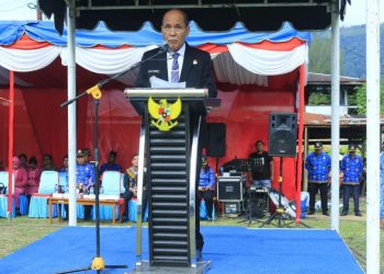 Wabub Samosir Irup Peringatan Hardiknas 2023