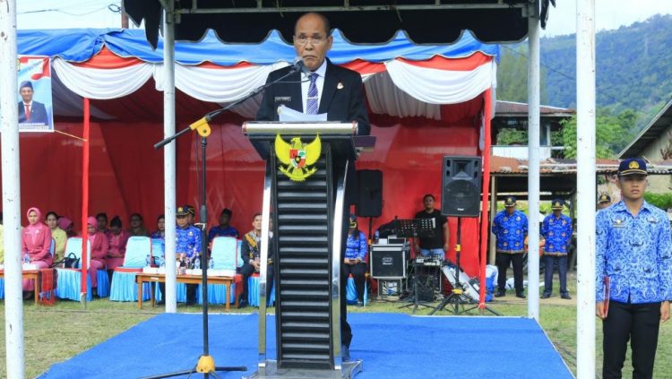 Wabub Samosir Irup Peringatan Hardiknas 2023