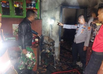 Rumah Di Sukoharjo Pringsewu Terbakar, diduga Akibat Korsleting Listrik
