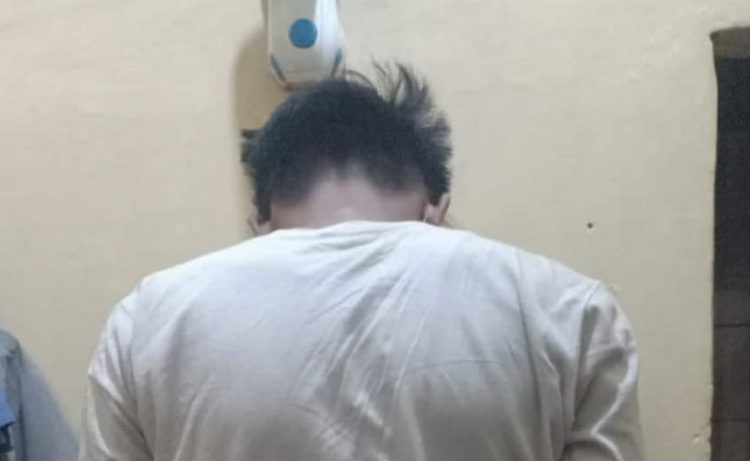 Personel Pospam Terbaya Kota Agung Tangkap Pria Wonosobo Kedapatan Bawa Sajam dan Kunci T