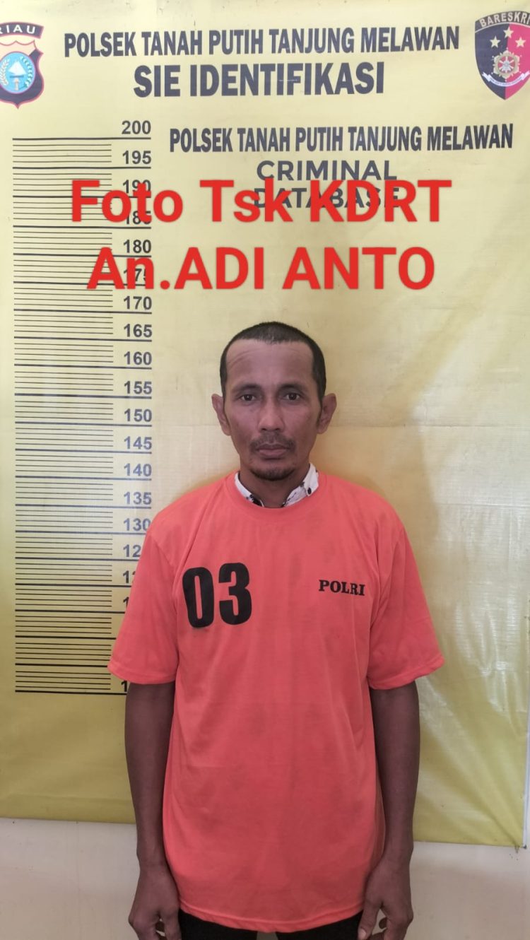 Pelaku KDRT Tendang Perut Istrinya Ditangkap Polsek Tanah Putih