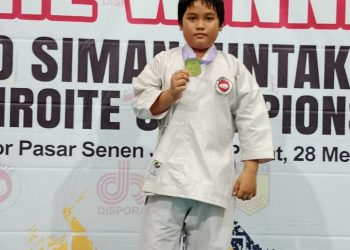 Jason Sirait, Siswa SDN Cipenjo Raih Medali Emas di Kejuaraan Tojo Simanjuntak Cup 1,Shiroite Championship 2023
