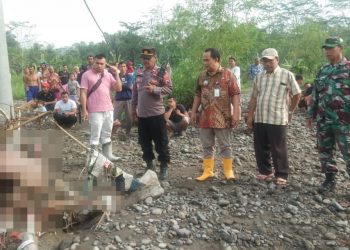 Mayat Pria Ditemukan di Sungai Kacangan Kejobong Purbalingga