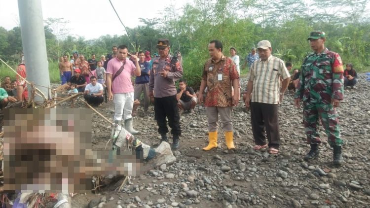 Mayat Pria Ditemukan di Sungai Kacangan Kejobong Purbalingga