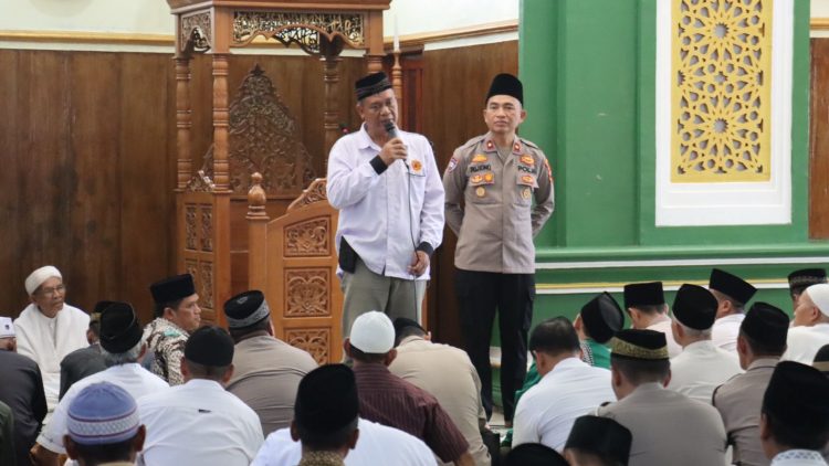 Polres Purbalingga Gelar Patroli Rohani di Masjid Baitussalam Desa Gemuruh