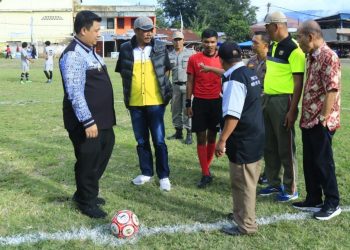 Bupati Cup Kabupaten Samosir 2023 Mulai, Bupati Samosir Lakukan KICK OFF