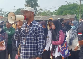 Kordinator Aliansi 3 Karang Taruna Desa Uryana Demo PT.Sungbo Jaya Subang, Bersama Calon Tenaga Kerja di Duga Tertipu LPK