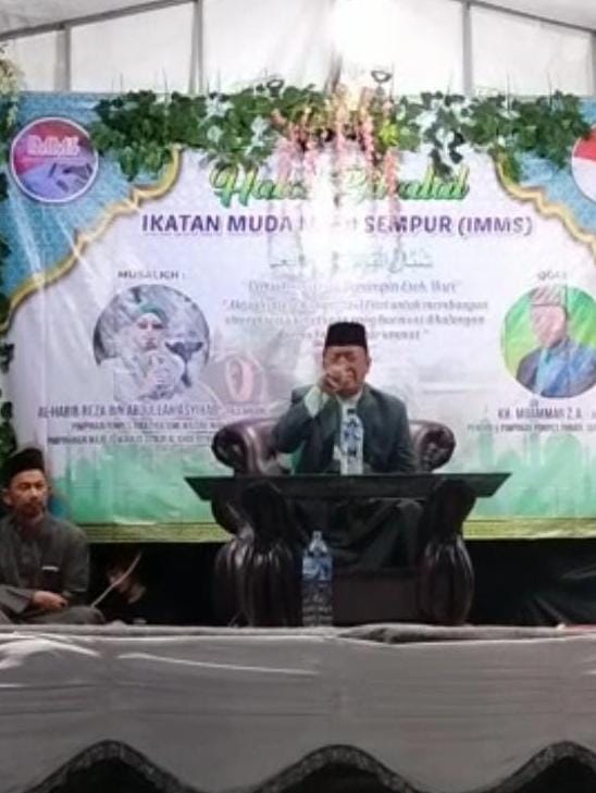 Halal Bihalal Ikatan Muda Mudi Sempur (IMMS) Hadirkan Habib Reza Bin Abdullah Asyahab Dan Qory Legendaris KH.Muamamar ZA