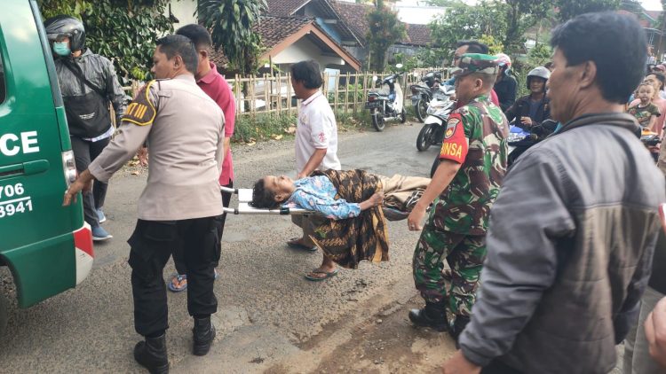 Lansia Ditemukan Tergeletak di Parit Desa Sumingkir Kutasari