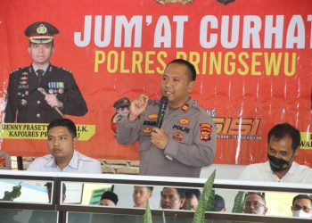 Jumat Curhat di Pardasuka, Polres Pringsewu Imbau Masyarakat Hati-Hati Beli Barang Murah Di Medsos*