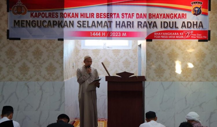 Idul Adha 1444 H 2023, Polres Rohil Sembelih 29 Hewan Qurban