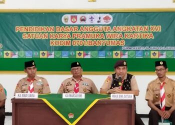 Calon Anggota Saka Wira Kartika Kodim 0701 Banyumas Ikuti Diksar