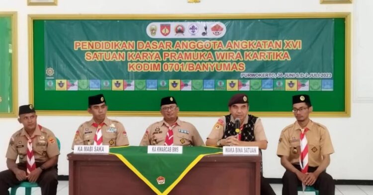 Calon Anggota Saka Wira Kartika Kodim 0701 Banyumas Ikuti Diksar