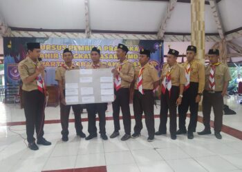 Kwarran Baturraden Gandeng Pusdiklatcab Banyumas Gelar Kursus Mahir Dasar