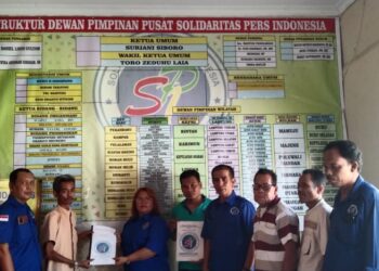 Sambangi DPP SPI, Jajaran DPD SPI Kab. Inhu Terima SK Kepengurusan