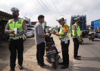 Lima Hari Operasi Patuh, Polres Pringsewu Tindak 365 Pelanggar Lalu Lintas
