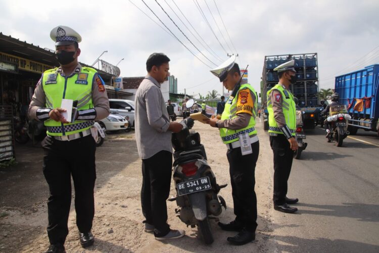 Lima Hari Operasi Patuh, Polres Pringsewu Tindak 365 Pelanggar Lalu Lintas
