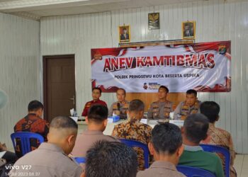 Polres Pringsewu dan Uspika Gelar Rapat Analisis dan Evaluasi Keamanan dan Ketertiban Masyarakat