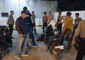Patroli Malam, Polisi Amankan Lima Unit Kendaraan Tanpa Dokumen