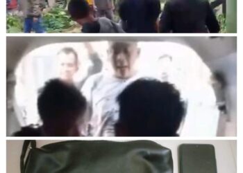 Polsek Talang Padang Bersama Warga Tangkap Dua Jambret di Jalinbar Gisting