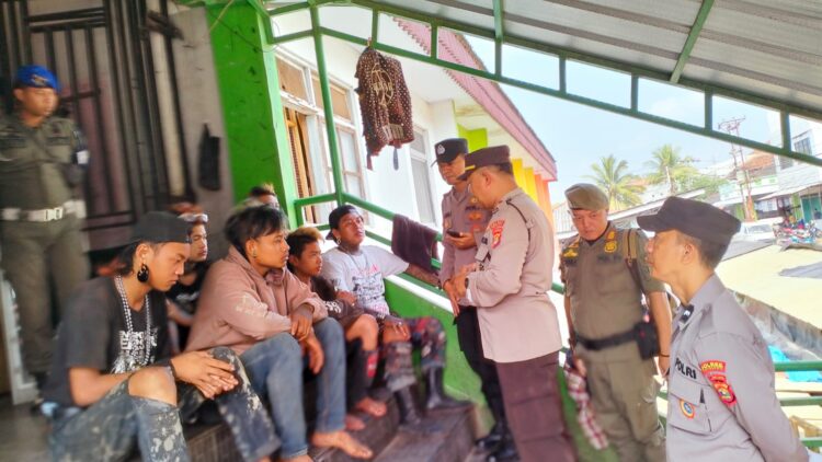 Polsek Pringsewu Sikapi Kabar Gangguan Kamtibmas Diduga Dilakukan Anak Punk