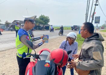 Satgas Operasi Patuh Polres Pringsewu Terus Kampanyekan Keselamatan Lalu Lintas