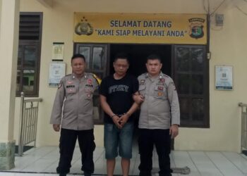 Polsek Pugung Tangkap Tersangka KDRT saat Melarian Diri ke Bali