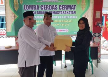 Peringati Tahun Baru Islam, WBP Rutan Kota Agung Adu Pintar pada Lomba Cerdas Cermat