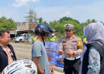 Kampanye Keselamatan, Upaya Polres Pringsewu Edukasi Masyarakat Tertib Berlalu Lintas