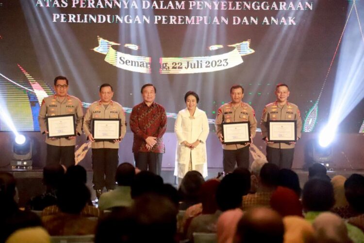 Polda Jawa Tengah Raih Penghargaan Atas Komitmen Dalam Mengawal Kasus Yang Melibatkan Anak