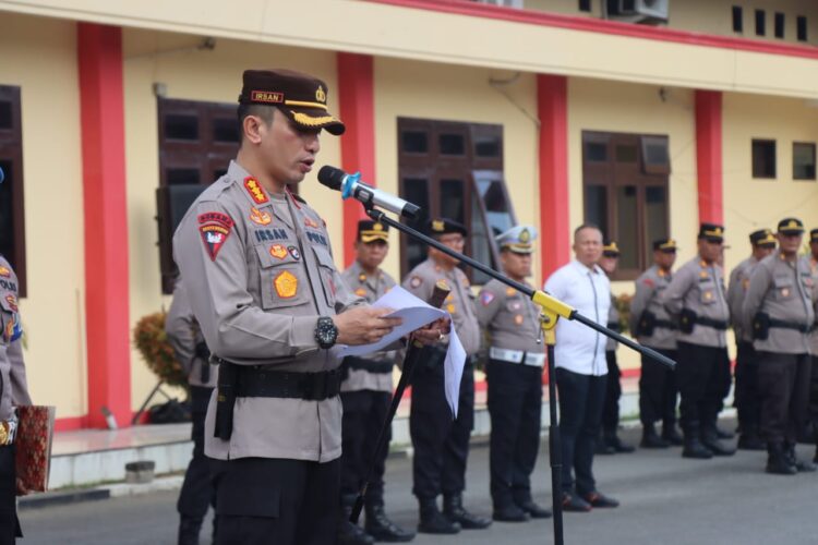 Kapolresta Deli Serdang Pimpin Serah Terima Jabatan Kasat Reskrim Dan Kapolsek Galang.