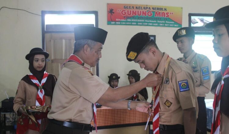 Pramuka UIN Saizu Purwokerto Gelar Bakti Sosial Di Desa Ketanda Sumpiuh Banyumas