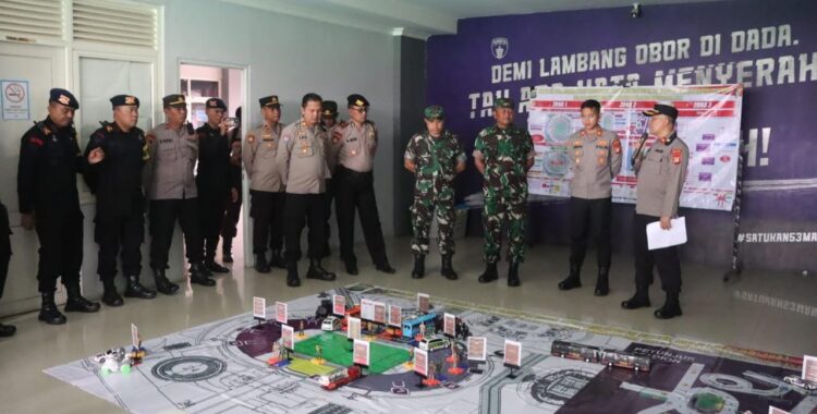 Polres Tangsel Gelar Pengamanan Petandingan Perdana BRI Liga 1 2023/2024 antara Dewa United Vs Arema F.C.