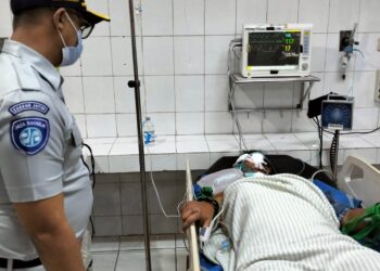 Laka Kereta Api DHOHO VS MINIBUS MPV LUXIO di Jombang Jasa Raharja Jamin Seluruh Korban