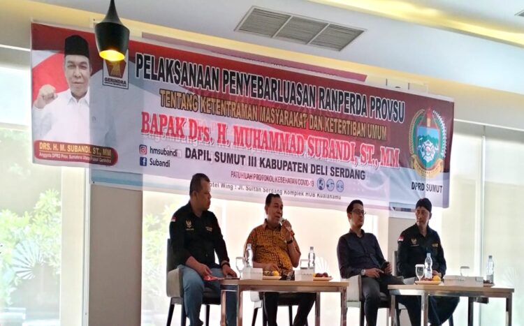 Mengatasi Tantangan Kejahatan di Sumatera Utara : Sosialisasi Ranperda Ketenteraman Masyarakat dan Ketertiban Umum