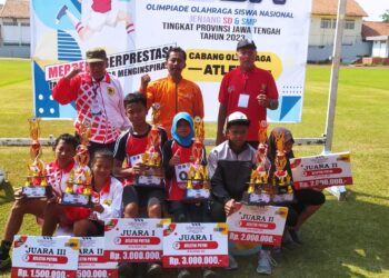 Mantap! Banyumas Raih Juara Umum O2SN SD & SMP Tingkat Provinsi