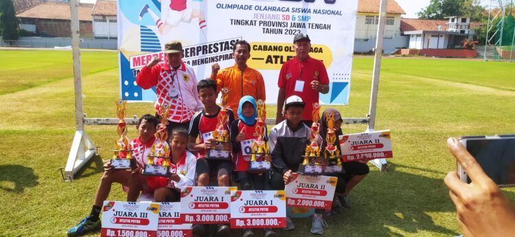 Mantap! Banyumas Raih Juara Umum O2SN SD & SMP Tingkat Provinsi