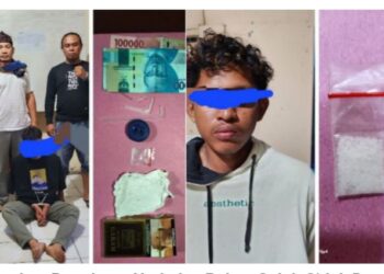 Tim Spider Reskrim Satnakoba Polres Solok, Kembali Menciduk 2 Pelaku Peredaran dan Penyalah Gunaan Narkotika Jenis Shabu