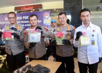 Polda Jawa Tengah Berhasil Mengungkap Narkotika Jenis Sabu Total Seberat 5 Kilogram