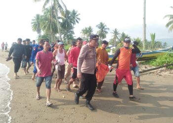 Kapolsek Pematang Sawa : Anak Korban Tenggelam di Pantai Tanjungan Berhasil Ditemukan