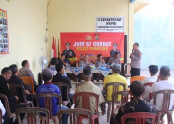 Jumat Curhat, Kapolres Pringsewu Imbau Masyarakat Waspadai Curanmor dan kasus Kekerasan Seksual