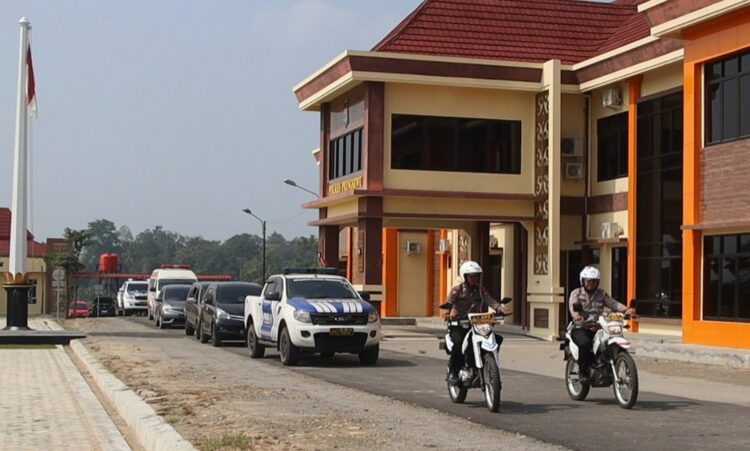 Polres Pringsewu Gelar Pelatihan Pengawalan Dalam Rangka Menghadapi pemilu 2024