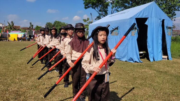 Ratusan Penggalang Kwarran Purwokerto Selatan Ikuti Jambore Ranting