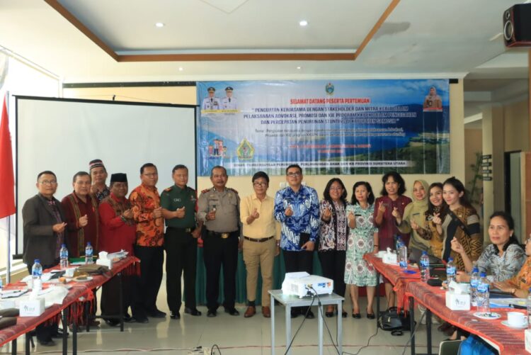 Bupati Samosir Lepas Lomba Gerak Jalan Dalam Memeriahkan HUT Ke-78 RI