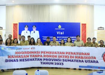 Bupati Samosir Lepas Lomba Gerak Jalan Dalam Memeriahkan HUT Ke-78 RI