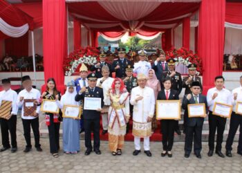 Momen HUT Kemerdekaan RI Ke 78, di Desa Siualuompu Hutagalung