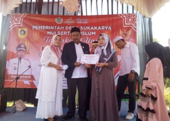 Untuk Menyambut HUT RI ke-78 Desa Sukakarya Adakan Tasyakuran